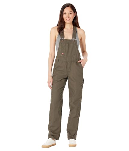 Peto corto Dickies de corte relajado para mujer en denim resistente