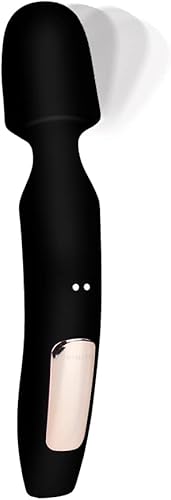 LEVETT Mini masajeador personal, 16 modos de vibración, impermeable, silencioso, portátil, recargable, masajeador vibratorio portátil para alivio