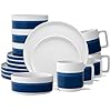 Elevate Your Table - Buy the Noritake ColorStax Stripe Blue 16-Piece Porcelain Set for 4! – Noritake