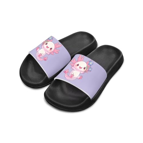 Kids Slide Sandals Footbed Sandal Comfort Toddler Slip On Summer Slippers for Beach Pool Little Big Kid