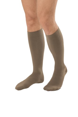BSN Medical 7766314 JOBST Sock, Knee High, 30-40 mmHg, Size 5, Regular, Khaki