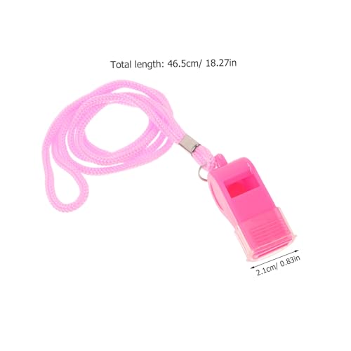 Silbatos de Entrenamiento de Seguridad Rosas Plástico 6 pcs miniatura 2