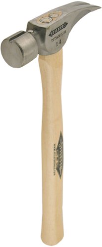 Stiletto Ti14SS-16 Ti 14 Smooth Face Hammer with a Straight 16" Hickory Handle