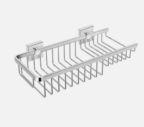 Wall Mount Shower Caddy Basket, Stainless Steel Wire Storage Shelf