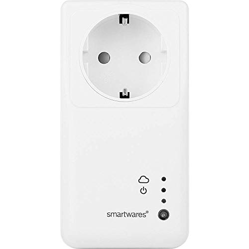 Smartwares SH5-GW-T - Enchufe / controlador Wifi SmartHome basic. Apto para dispositivos de hasta 1000 W. Control desde SmartPhone con app gratuita
