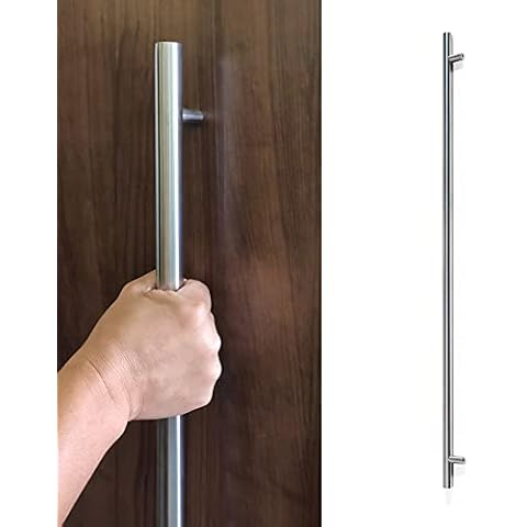 AKB Hardware 7/8" Tube Large Stainless Steel Pull, Handle, 40" Length Cover