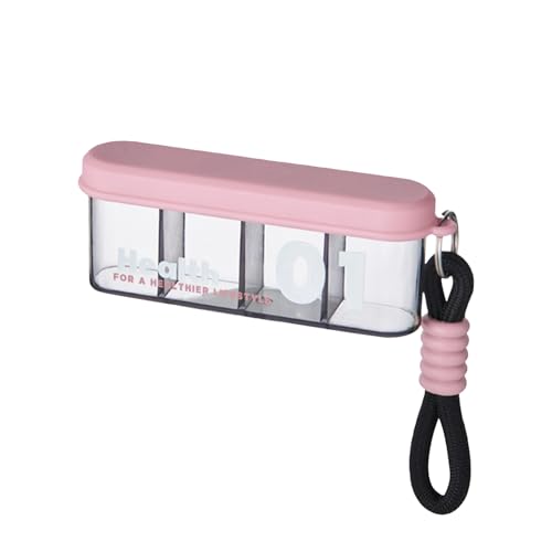 Pastillero | Organizadores para Pastillas | Organizador de Medicamentos con Compartimentos para Casa Viaje Trabajo Camping