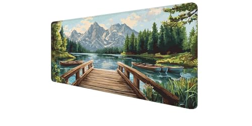 Tapis de souris XXL 1200x600 mm avec base en caoutchouc antidérapante