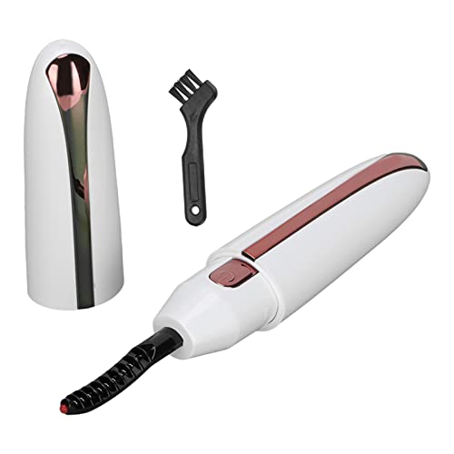 Clip chauffant pour faux cils naturels avec batterie USB blanche et design compact