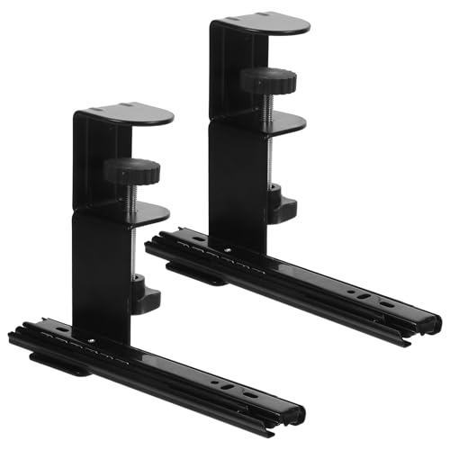 Support de clavier coulissant et rallonge de bureau ergonomique réglable sans perçage - 8