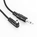 FOMITO Flash Sync Cable 3m - 3.5mm Plug to Male PC Studio Strobe Trigger Camera Lighting for Godox Neewer Nicefoto Jinbei Yongnuo