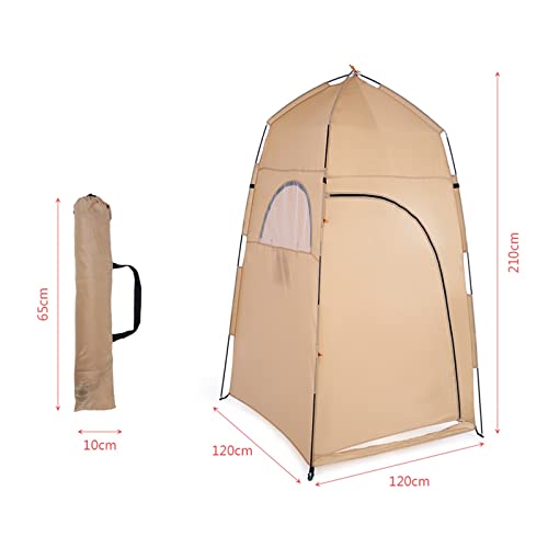 Douche camping extérieure portable avec tente intimité cabine de change - 2