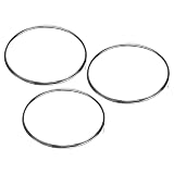 QUARKZMAN 3 Stück Wolframdraht 99.95% Hochreiner Wolframdraht 0.15mm Durchmesser x 3 Meter Länge Wolframfaden Metallspule Für Glühbirnenproduktion Elektronikindustrie