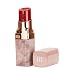 Produktbild RICHMOND & FINCH Power Bank, Marmor Lippenstiftdesign, 2600mAh tragbares Handy-Ladegerät Externe Hochleistungsbatterie, kompatibel mit iOS & Android - Rosa