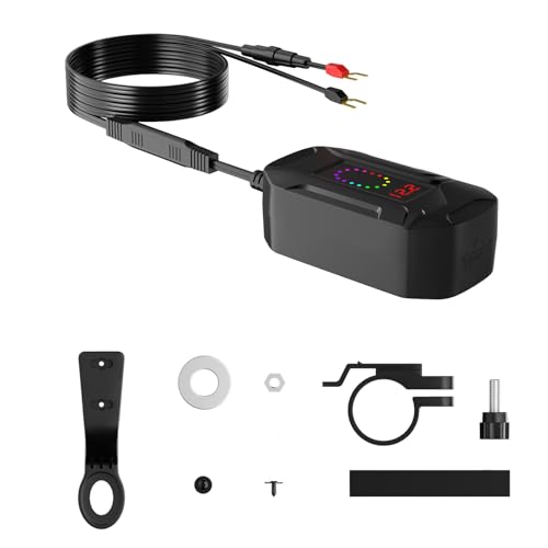Puerto USB de motocicleta contra batería baja con carga rápida dual Tipo C de 24V