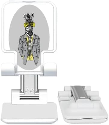 DIYthinker Yellow Glasses Pinto Grey Popular Animal Adjustable Cell Phone Stand Desk Foldable image 2