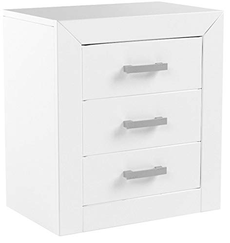 COSTWAY Beistelltisch aus Holz, Nachttisch mit Stauraum, Nachtschrank