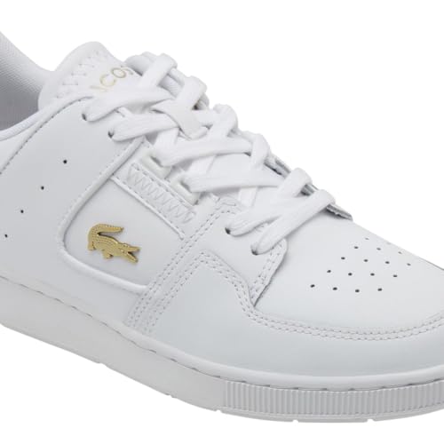 Image of Lacoste Women's Court Cage Leather Sneakers
