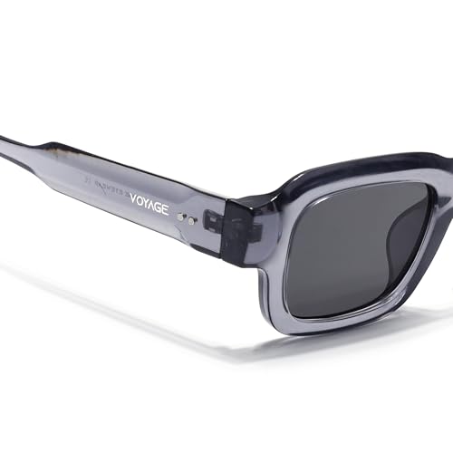 Image of Voyage UV Protection Rectangle Sunglasses for Men & Women