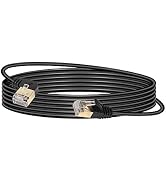 SinLoon RJ45 Cat8 kabel Ethernet,10FT 90 stopni męski na męski High Speed Cat8 kabel sieciowy, 40 Gbps...