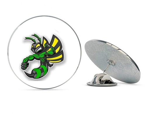 Green Hornet Wasp Round Metal 0.75" Lapel Pin Hat Shirt Pin Tie Tack Pinback2