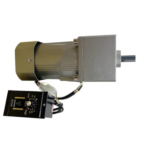 GTPBAO Speed Regulate 104x104mm Frame Speed Control Gear Motor Kit 300W 220V AC 3 Phase 6IK300RGU-CF Speed Regulating Reducer Motor Reducer(16rpm)