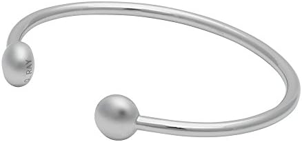 QRAY Original Standard Steel Golf Athletic Bracelet Men Women C-Shaped Health Wellness Bracelet (Medium: 7"~7.75")