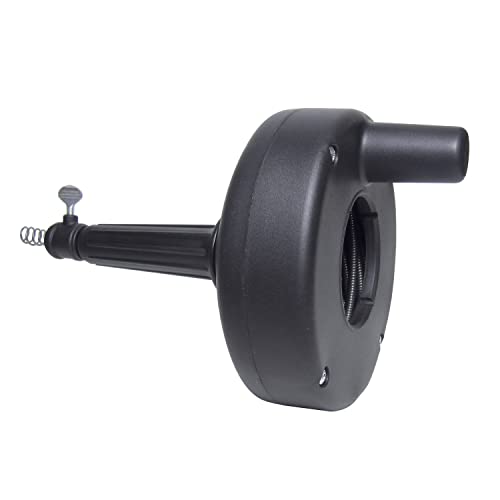 Master Plumber 84150 EF 15-ft Drain Auger, Clears Pipes Up to 1 1/2-in Diameter, Quickly & Effectively Unclog Drains, 1/4-in Thick Wire, Rugged Drum Design by Master Plumber - Used condition - CA$11.75