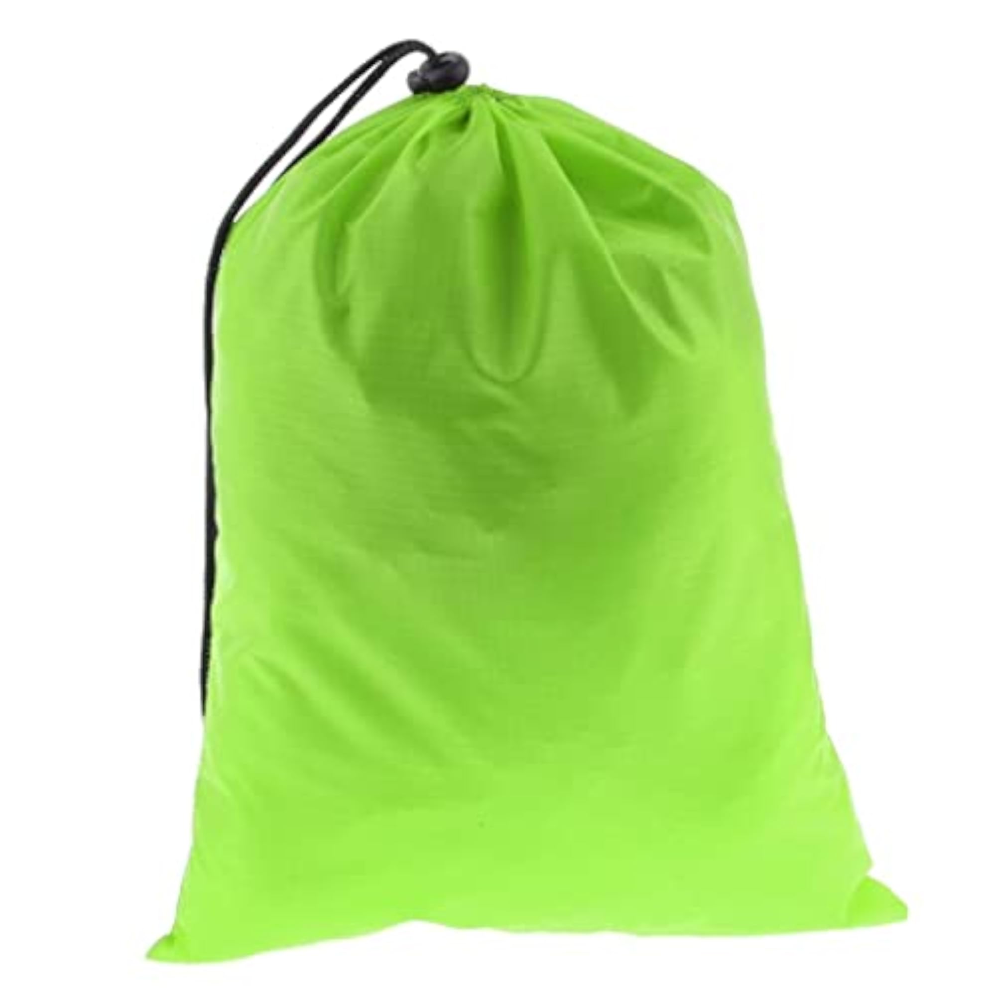 Waterproof Drawstring Storage Bag Stuff Bag for Clothes Shoes Green