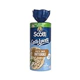 Riso Scotti - Risette Integrali Fibra Più Fibra - Gallette di Riso Senza Glutine Bio, Alimento Biologico per la Colazione, 150g