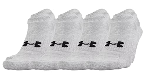 Under Armour Women`s HeatGear Trainer No Show Socks 4-Pack