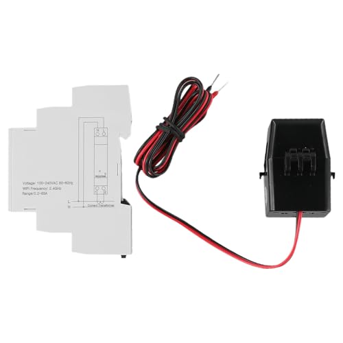 Compteur électricité ZigBee Tuya moniteur connecte rail DIN 63A - 8