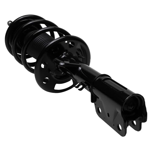 Image of Detroit Axle - AWD Front Driver Passenger Side Struts w /Coil Spring Assembly Replacement for 2011 2012 2013 Ford Explorer Quick Install Ready Struts Shocks Assembly - 2pc Set