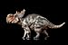 WLNTDOLA HLG Studio 1:35 Scale Pachyrhinosaurus Figure PVC Dinosaur Model (Blue)