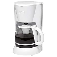 Clatronic® Kaffeemaschine | Kaffeeautomat für 12-14 Tassen (ca. 1,5 Liter) | Filterkaffeemaschine mit Nachtropfsicherung und herausnehmbaren Filtereinsatz | 900W | Coffee Machine KA 3473 weiß – Ansicht 1