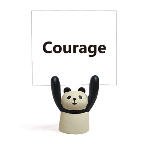 Support de mémo panda Couword avec citation inspirante pour bureau