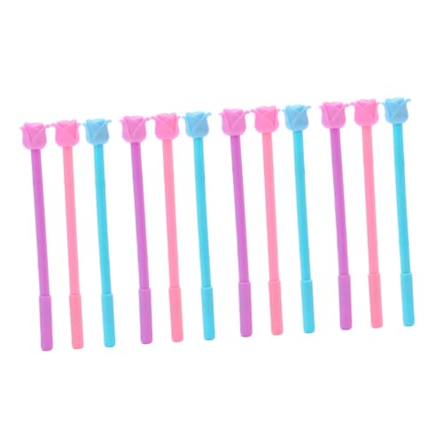 Lurrose 12pcs bolígrafos de gel punta fina 0.5mm