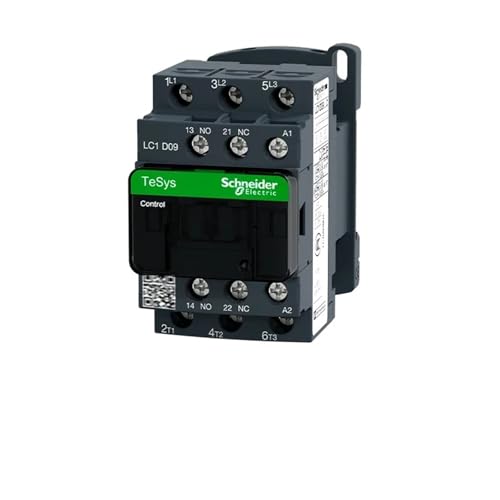 Contacteur tripolaire AC LC1D09A 110V version noire pour commande de moteur triphasé
