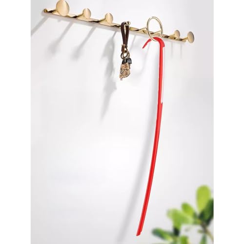 Calzador largo para el hogar extractor de zapatos de mango largo de madera 3