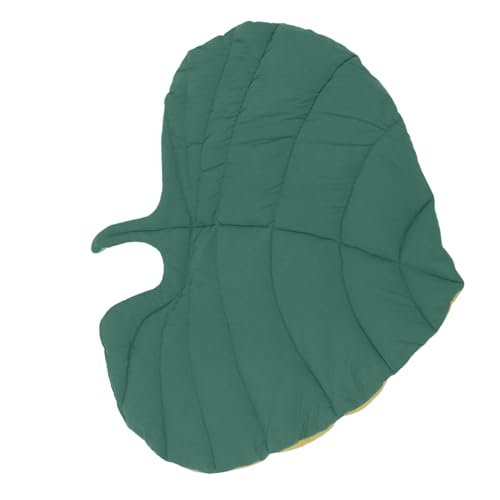 VERDANVERSE Dog Cat Crate Pad Reversible Non Slip Mat Cozy Leaf Shape and Cats Machine Washable All Season Crate Mat