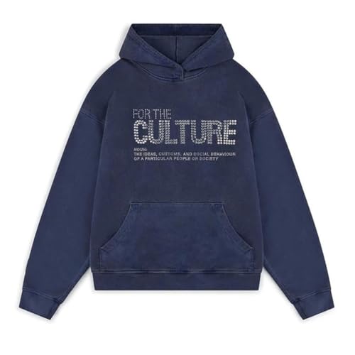 Sweat à capuche Crystal baggy pour homme et femme pull ample sweatshirt manches longues sport