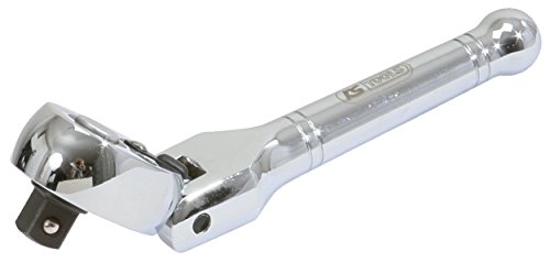 KS Tools 918.3997 3/8-inch 100mm Chrome+ Flex Head Ratchet - Image 2