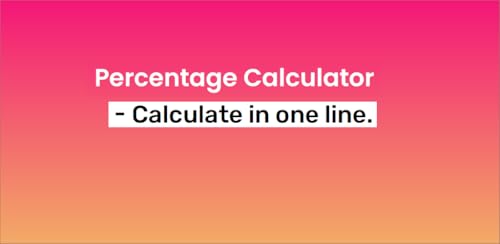 Percentage Calculator- Sales & Tax