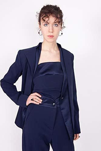 Veste tailleur bi-col coupe ajustée silhouette élancée - 6