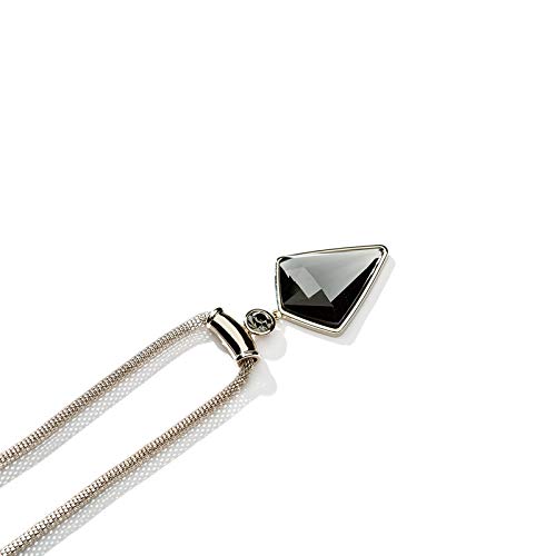 Chaîne de pull géométrique collier long d'hiver tendance pour femme