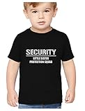 Big Brother Shirt Security for Little Sister Siblings Toddler Shirts for Boys 3T Black