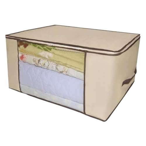 Kit 6 Organizadores Tnt Caixa Closet Roupa Cama Edredom Toalha 60cm