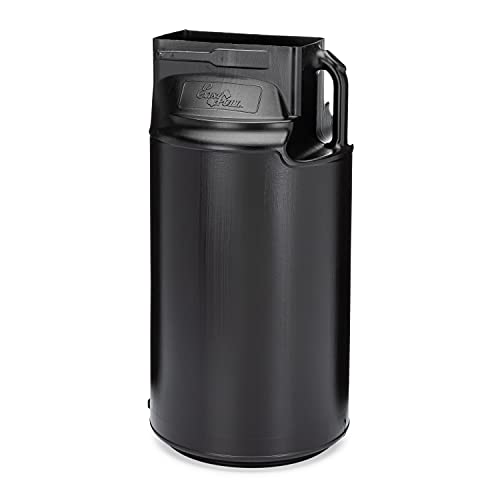 Zing 7008 Industrial Heavy Duty Can Crusher With Collection Barrel And Sign #TOP2