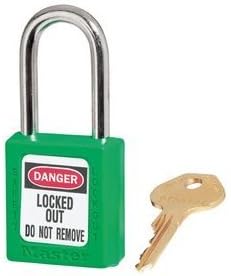 Master Lock Green Zenex Safety Padlock - No. 410GRN
