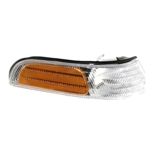 BoFengHD Corner Light for Ford for Crown Victoria 1992-1997 Passenger Side Incandescent Clear&Amber Lens